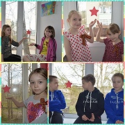 Несовершеннолетние реабилитационных групп дневного пребывания приняли участие в Акции "Звезда в окне"