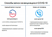 Запись на вакцинацию от COVID-19