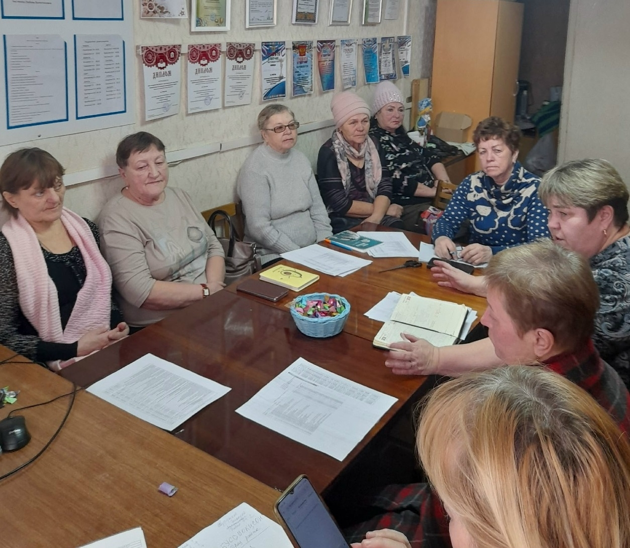 Встреча с активом совета ветеранов