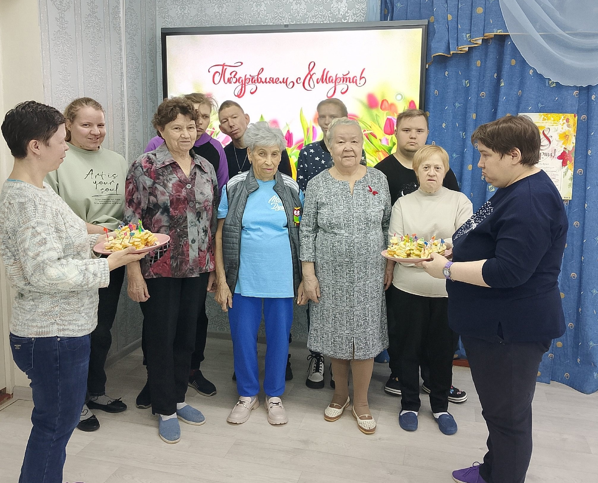 Доброта и кулинария: совместное празднование 8 марта в 2025